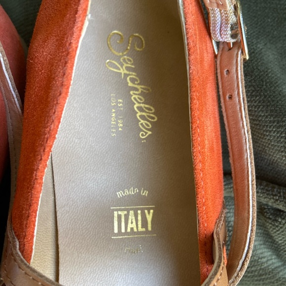 Anthropologie Seychelles Just The Beginning Colorblock Flats Women's Size 10 - Picture 7 of 11